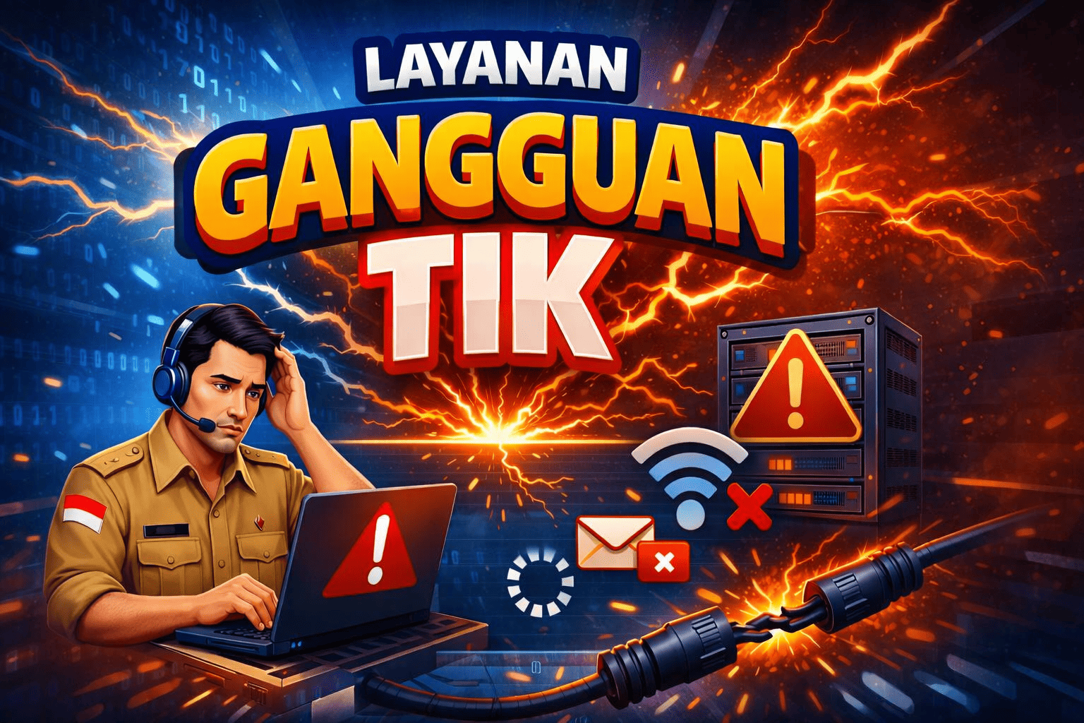 Pengajuan Penanganan Gangguan Teknologi Informasi dan Komunikasi (TIK)