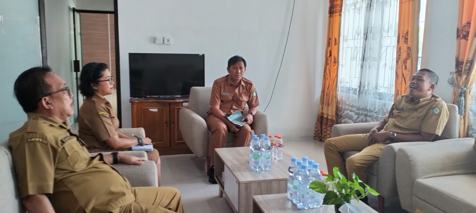 Diskominfostandi Kabupaten Katingan Terima Kunjungan Kerja Diskominfo Kab. Kotim