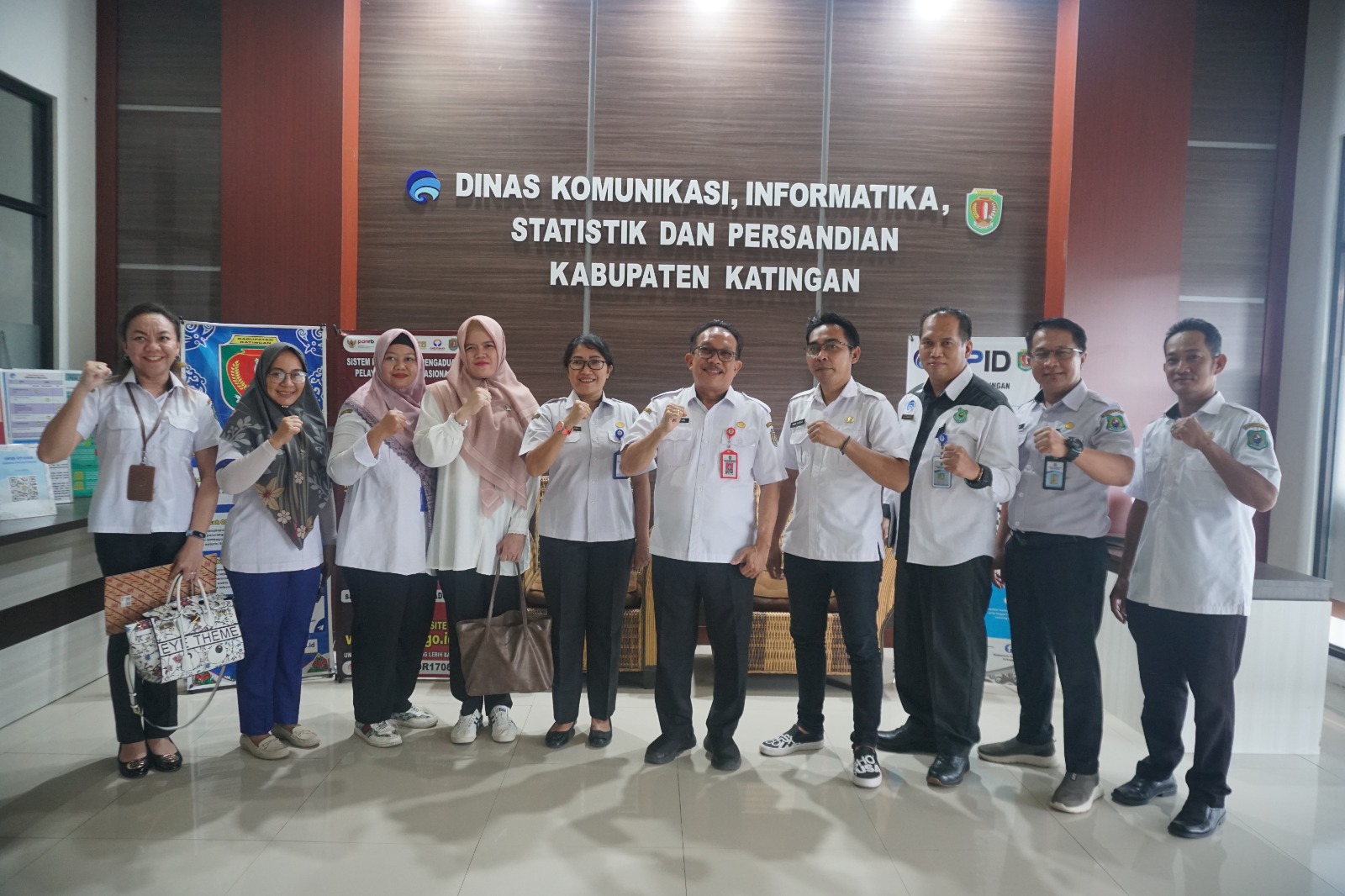 Kunjungan Kaji Banding Diskominfopersantik Kapuas ke Katingan, Bahas Perbup Kerja Sama Media