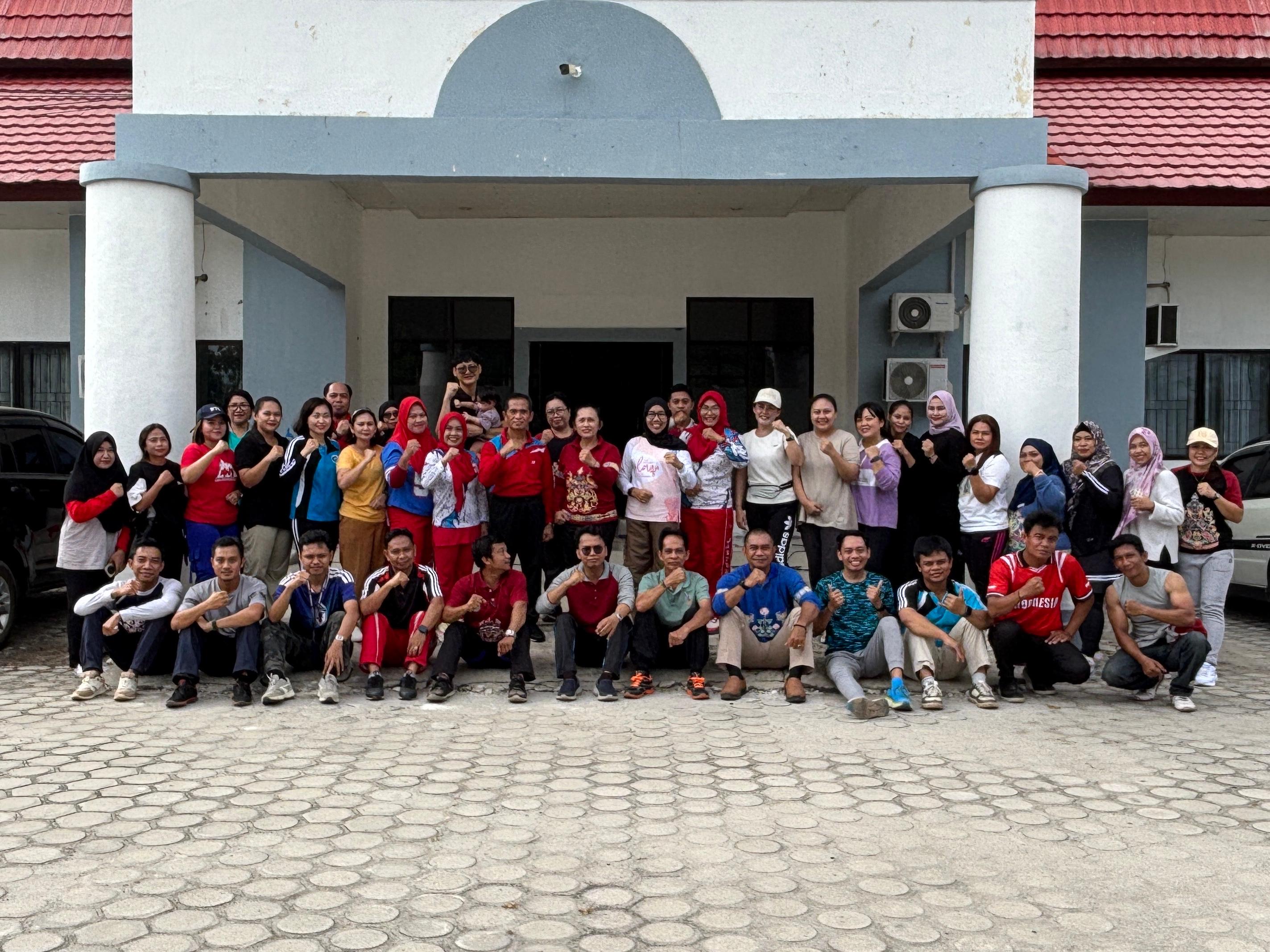 DWP DISKOMINFOSTANDI KATINGAN DORONG BUDAYA HIDUP SEHAT MELALUI PERTEMUAN RUTIN DAN EDUKASI KESEHATAN